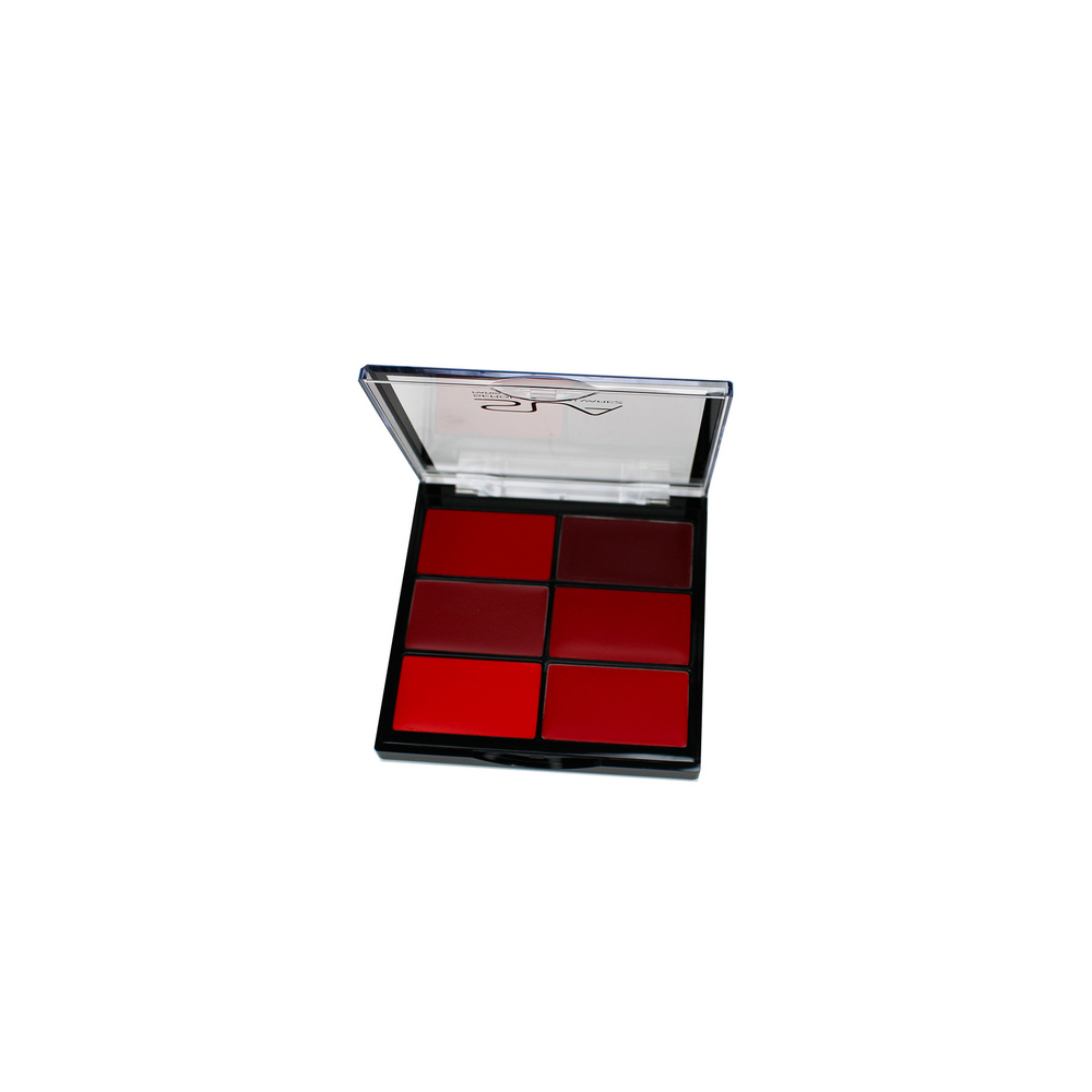 Sla Paris Palette artist pro 6 rouges à lèvres Warm red Rouge à lèvres