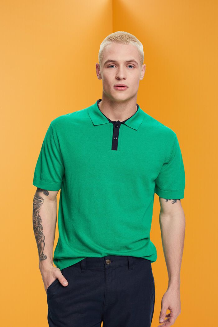 Poloshirt mit TENCEL™ und nachhaltiger Baumwolle
