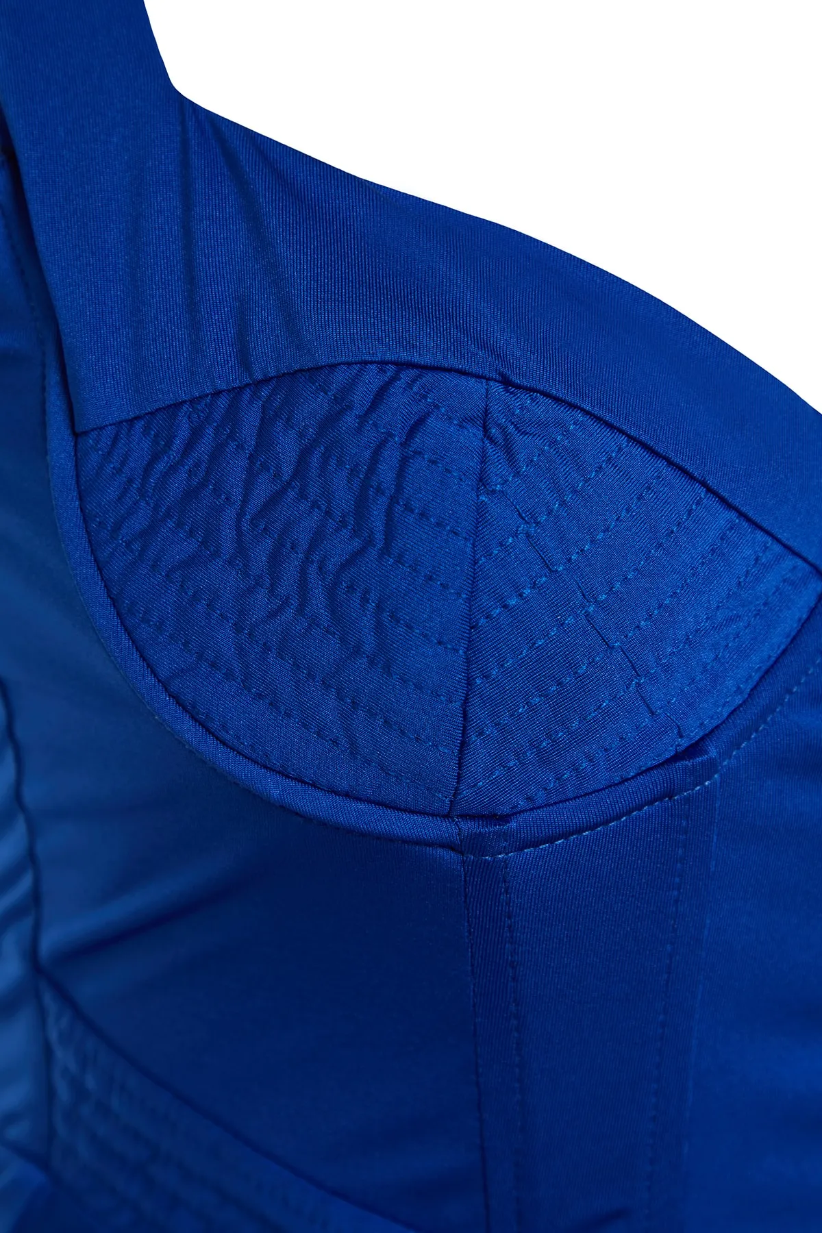 Trendyol Collection  X Zeynep Tosun Marineblaues, tailliertes Abend- und Abschlusskleid mit Ziernähten TCLSS23AE00010