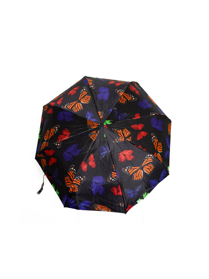 COFI 1453 Regenschirm Reise-Taschenschirm mit Teleskopfunktion in Schwarz günstig kaufen onesize