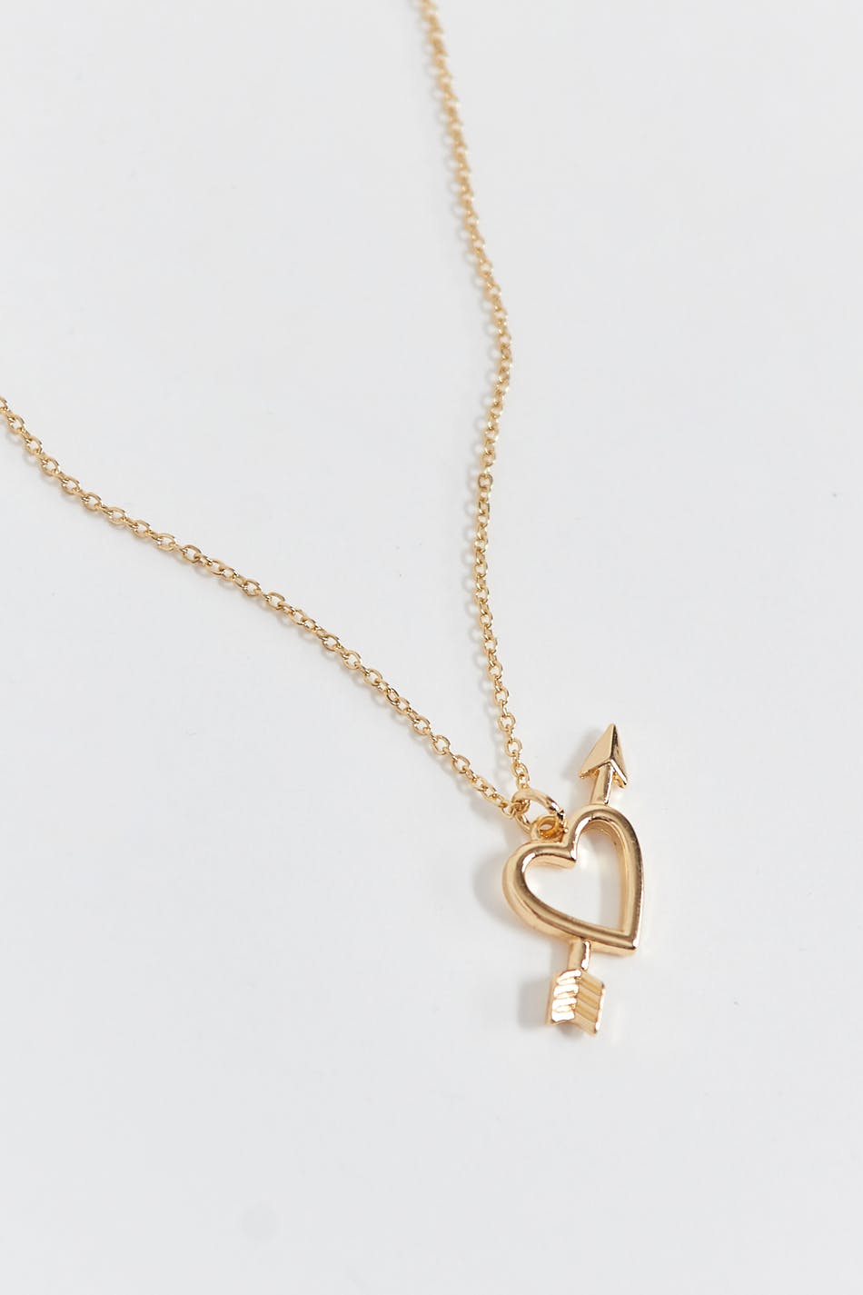 Heart arrow necklace