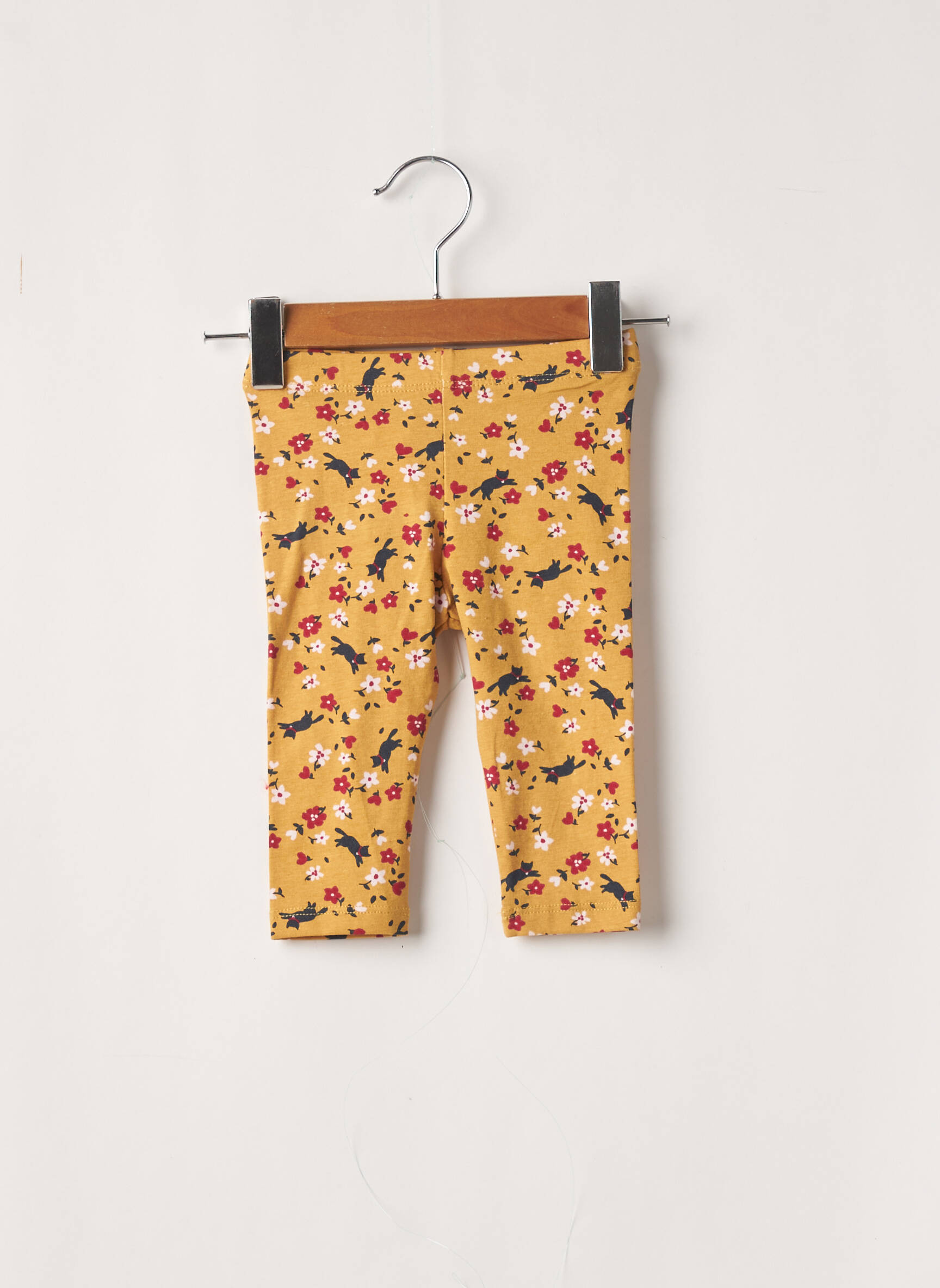Du Pareil Au Meme Leggings Fille couleur jaune