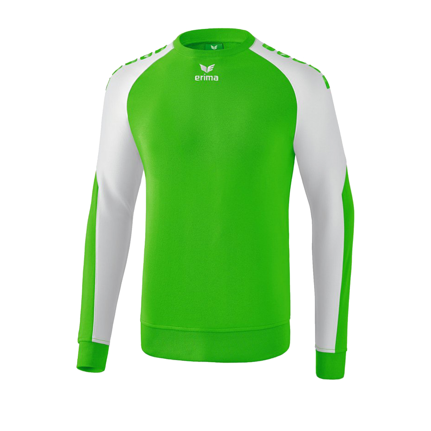 Erima Essential 5-C Sweatshirt Grün Weiss