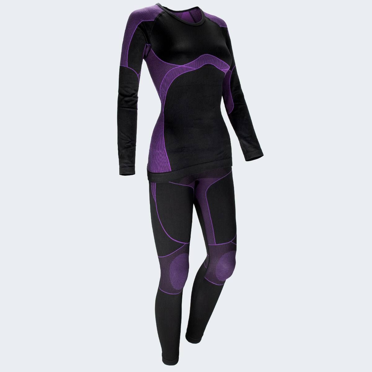 Black Snake Lilac Damen Funktionsunterwäsche Set