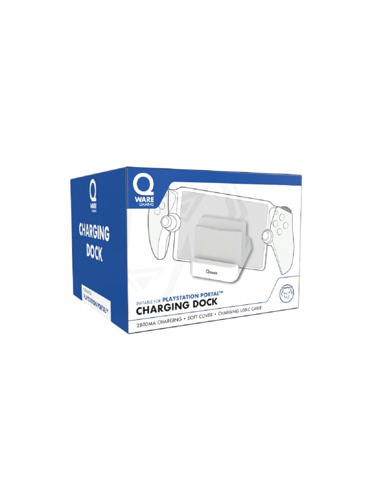 COFI 1453 Qware Charging Dock Ladegerät kompatibel mit PlayStation 5 Portal in Weiß günstig kaufen onesize