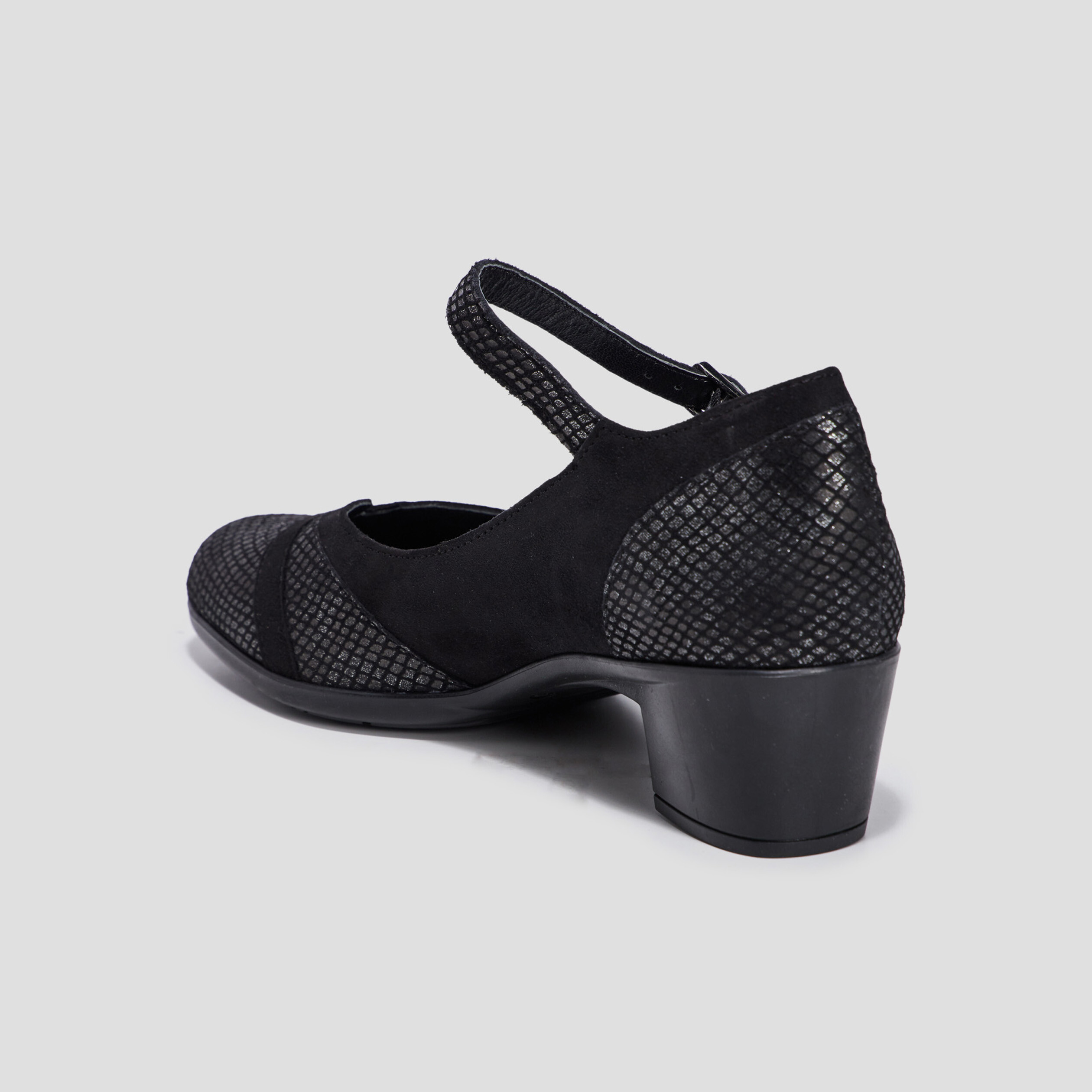 Escarpins en cuir noir femme | La Halle