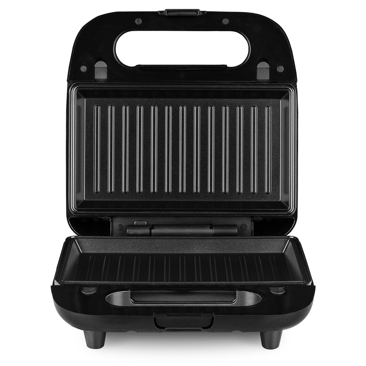 Weasy Sandwichmaker 4 in 1 JOY600 / 750 W / Sandwich, Waffel, Grill und Donuts / Überhitzungsschutz / schwarz