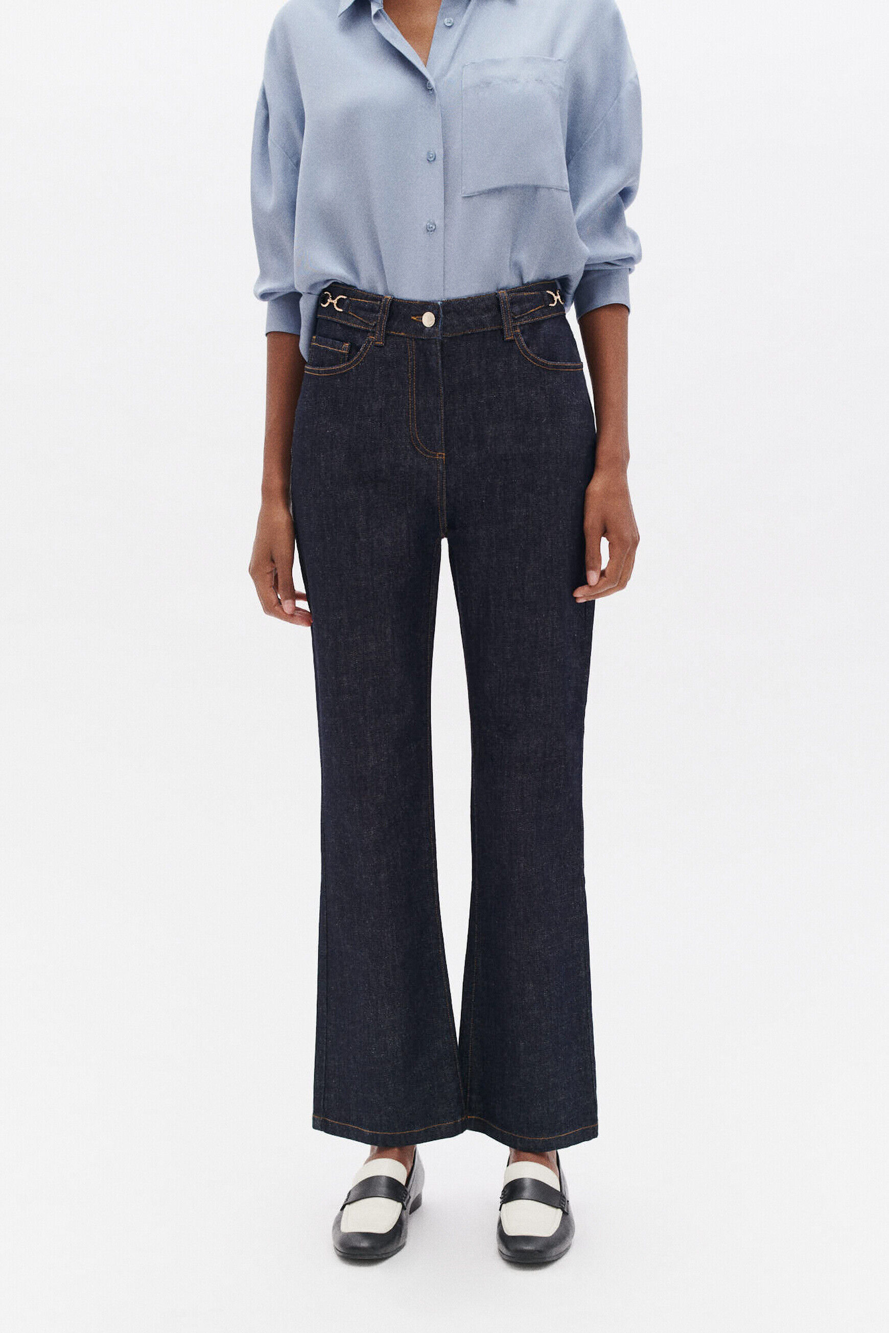 Pantalon palma denim double stone femme