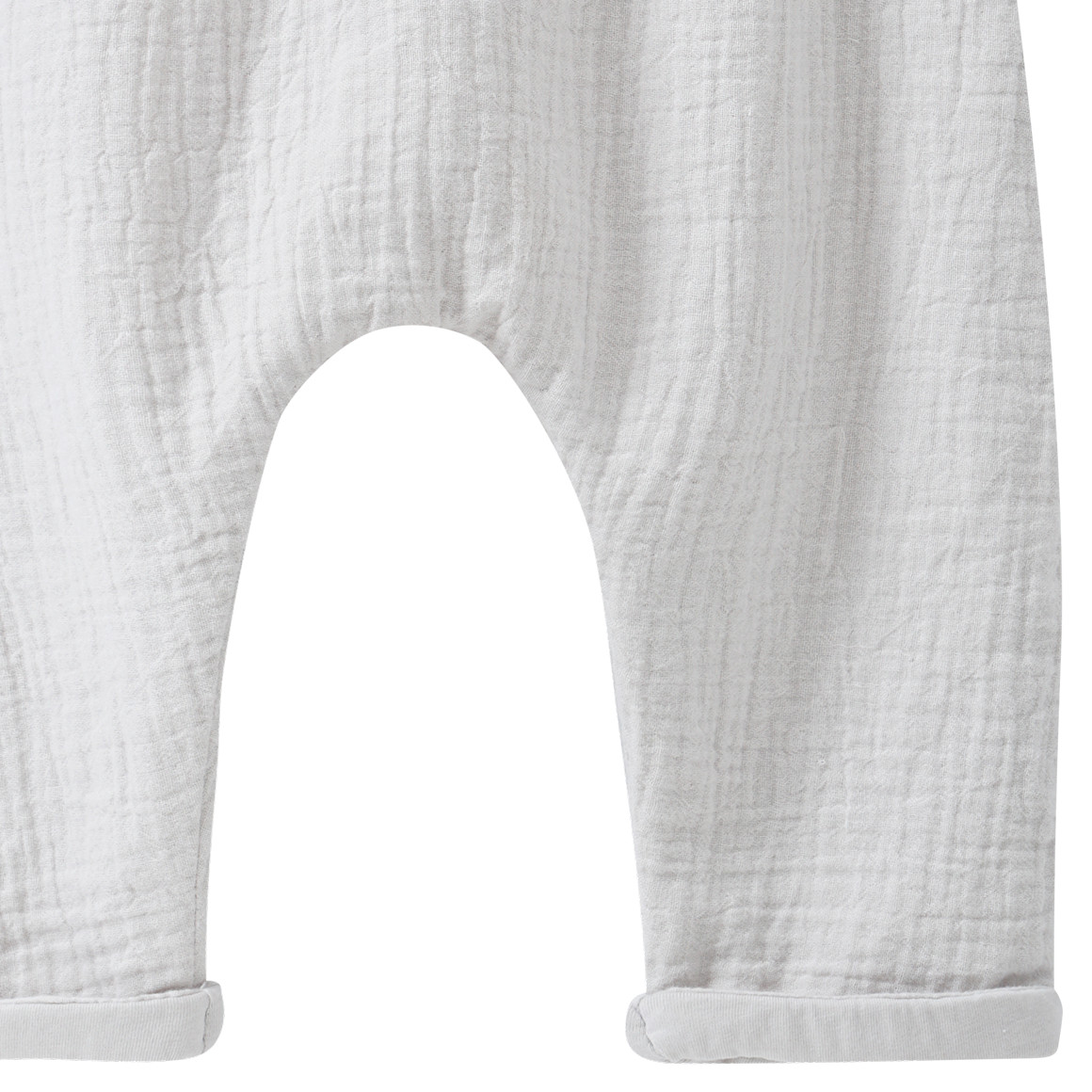 Baby Musselin-Hose mit Umschlagbund
