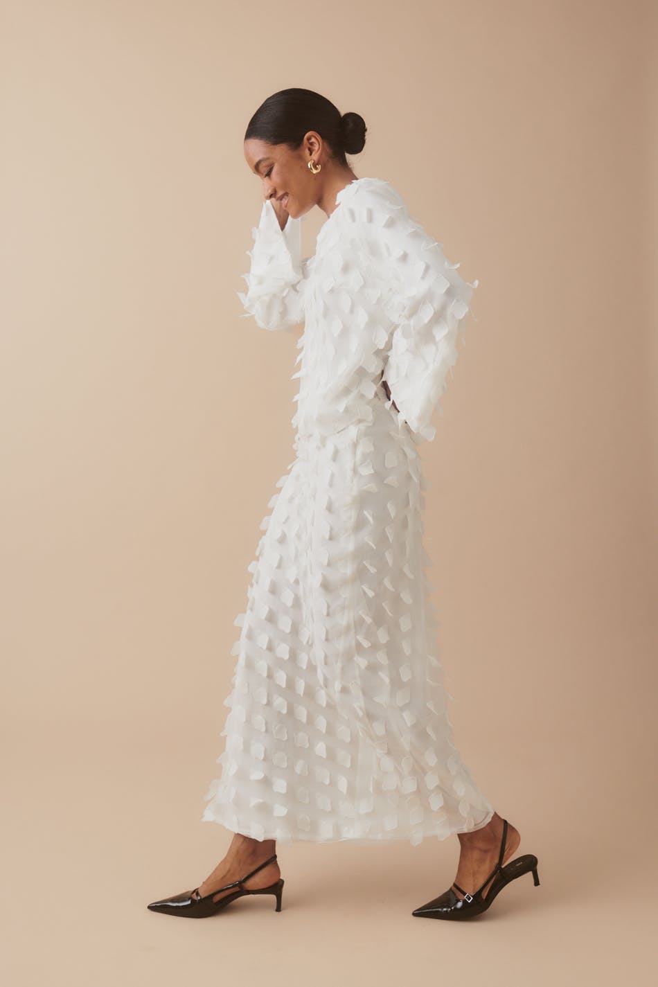 3d maxi skirt