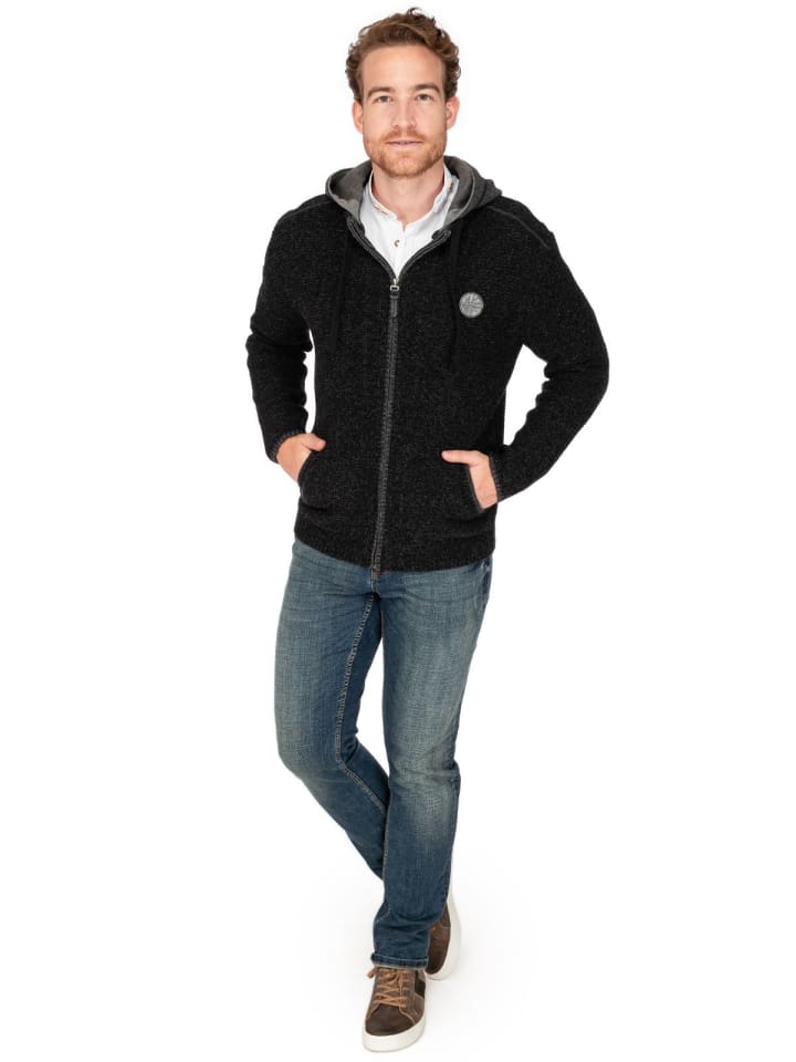 Spieth & Wensky Strickjacke ECHO in schwarz günstig kaufen