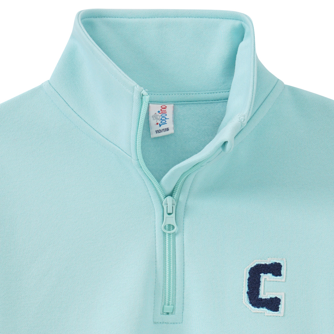 Jungen Sweatshirt mit Stehkragen