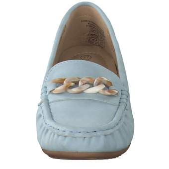 smiling for feet Mokassin in blau