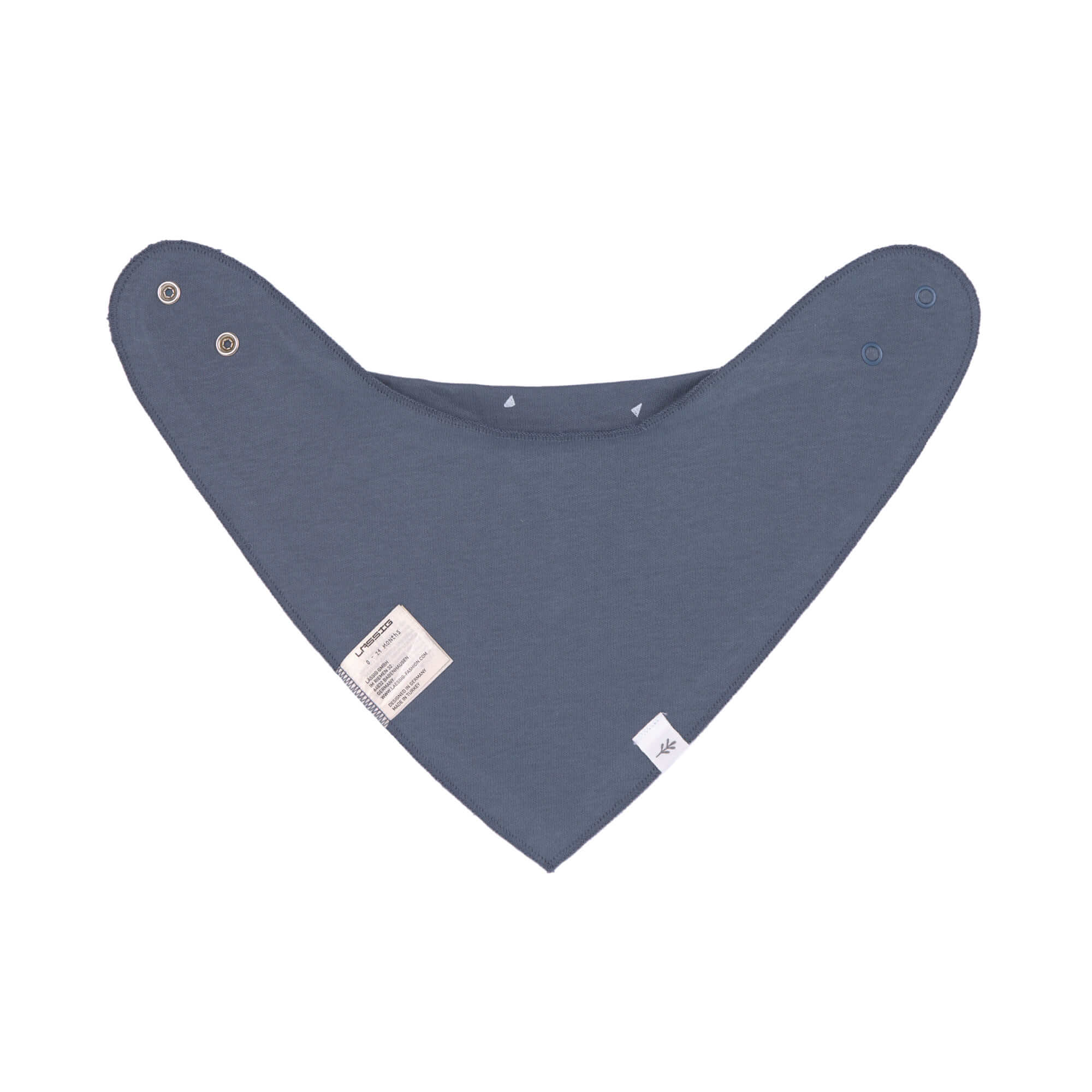Dreieckstuch Baby (2 Stk) - Bandana, Blue Grey