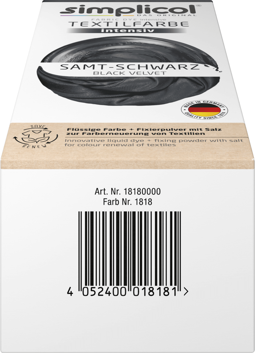 Textilfarbe Samt Schwarz, 1 St