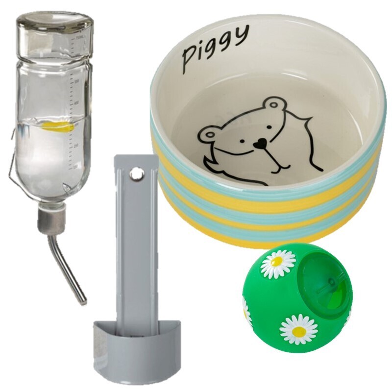 AniOne Käfigzubehör AniOne Meerschweinchen Zubehör-Set