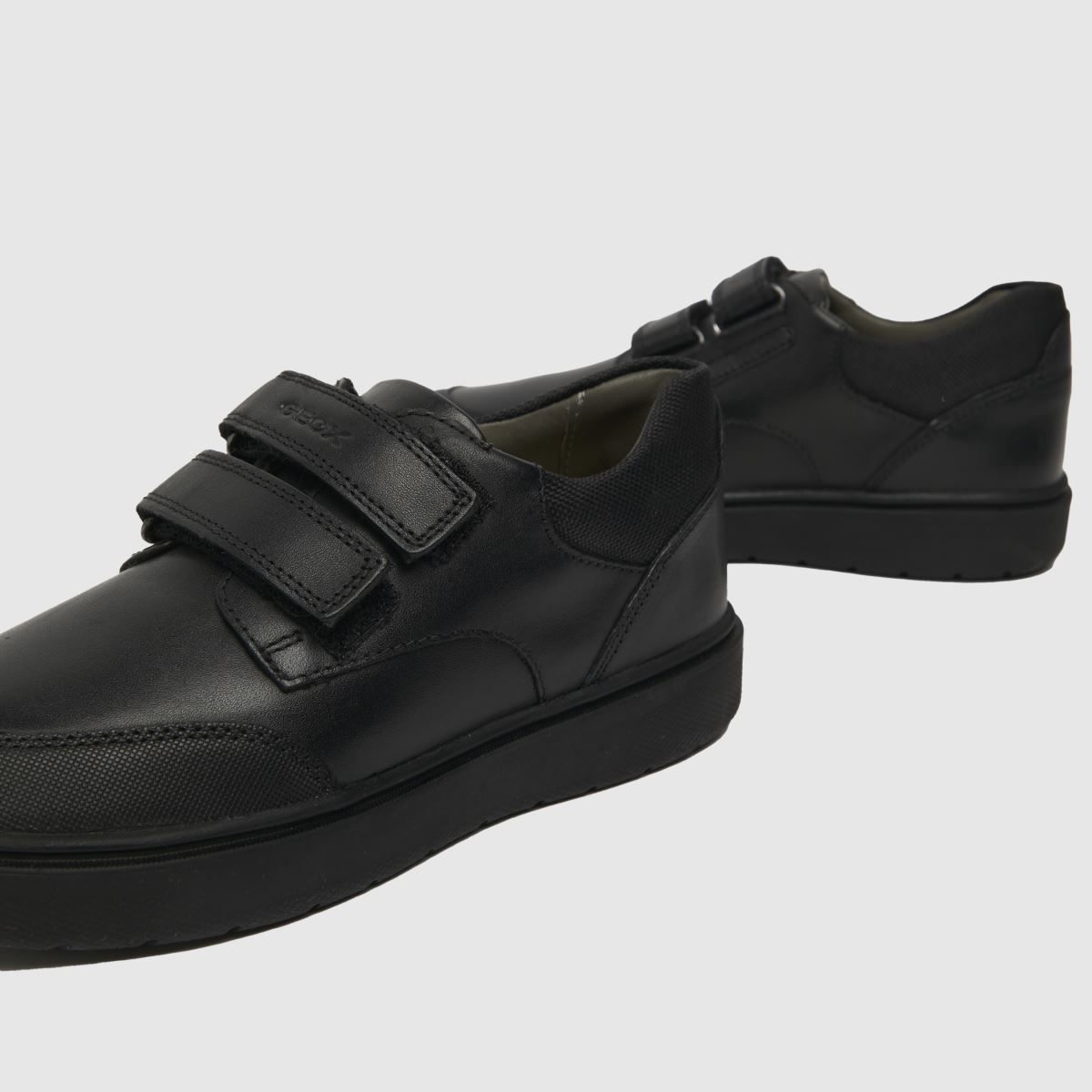 Geox svarta Riddock 2v Pojkar Juniorskor