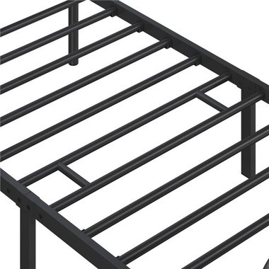 Yaheetech Metallbett, Bettgestell mit Kopfteil & Fußteil, Einzelbett/ Doppelbett Jugendbett