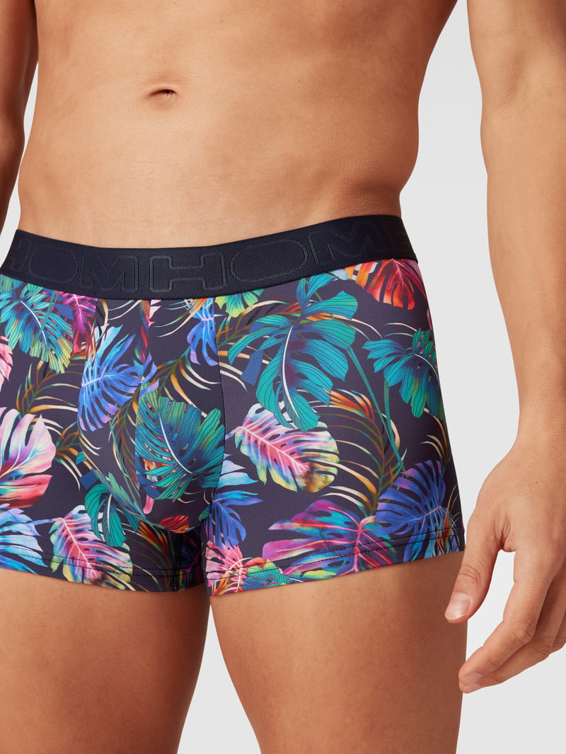 Trunks mit Allover-Muster Modell 'MATYS' in blau