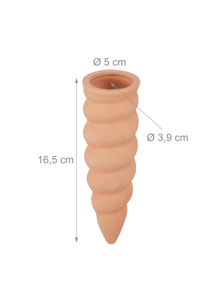 relaxdays 8 x Tonkegel in Terrakotta günstig kaufen onesize