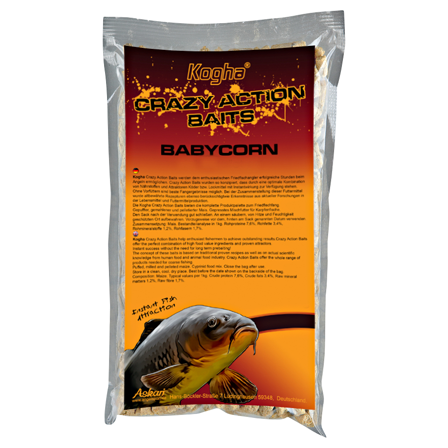 Kogha Pellets Crazy Action Baits (Coppens grün)