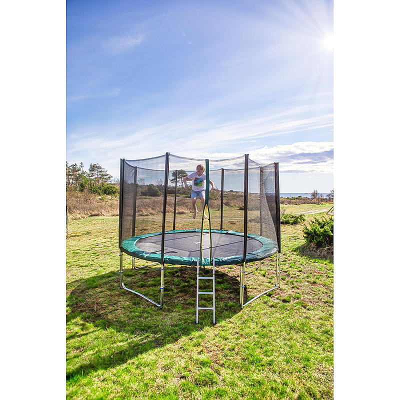 Trampoline 3,6 m, m/sikkerhetsnett