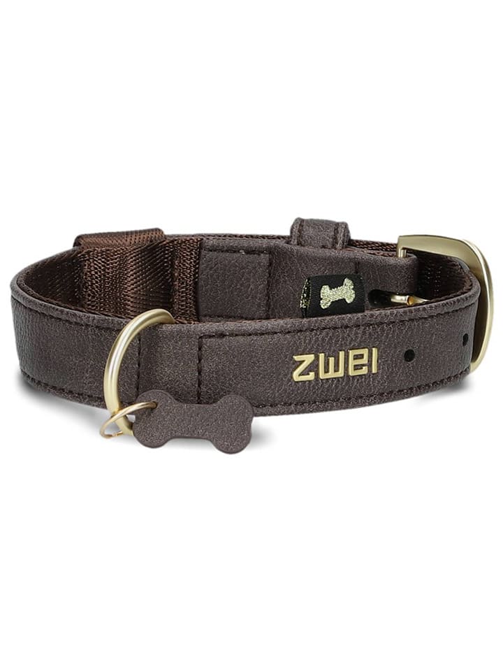Zwei Halsband in Braun - (L)38 cm günstig kaufen onesize