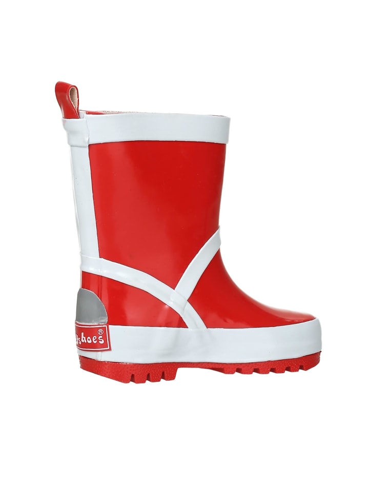 Playshoes Gummistiefel uni in Rot günstig kaufen