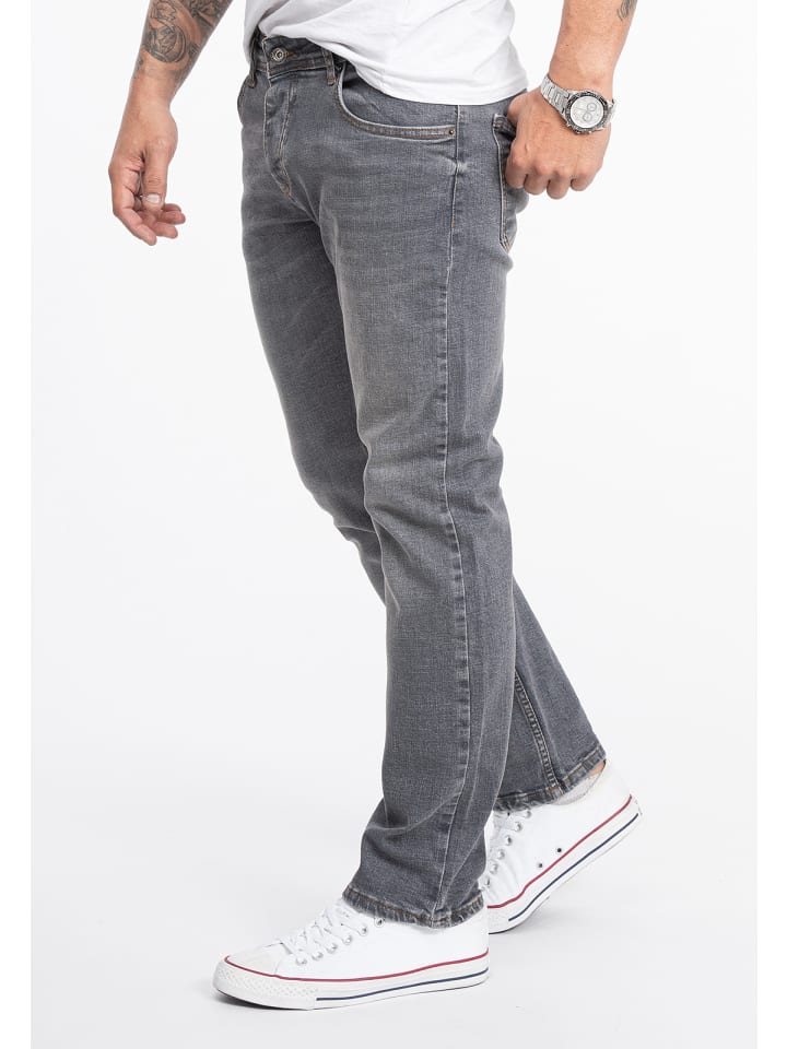 Rock Creek Jeans Straight Leg in Grau günstig kaufen
