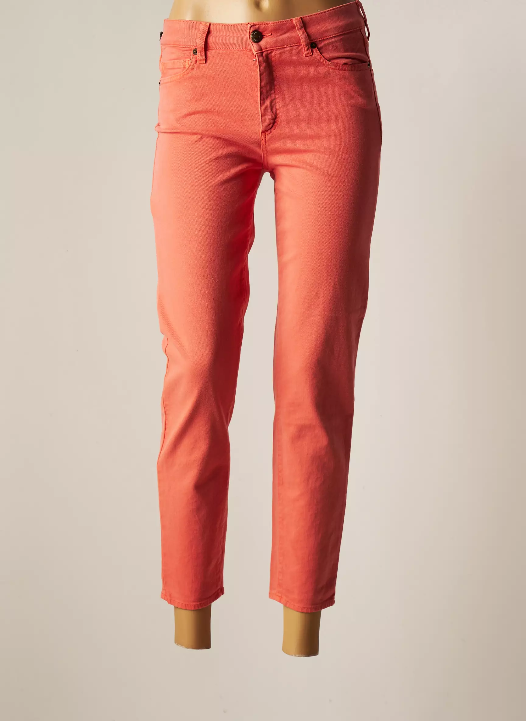 Five Jeans Coupe Slim Femme couleur orange