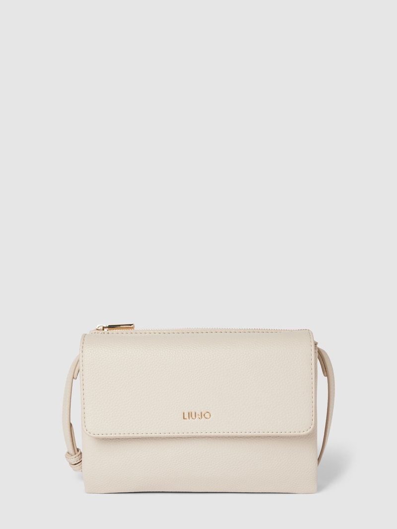 Handtasche mit Label-Applikation Modell 'CALIWEN' in beige