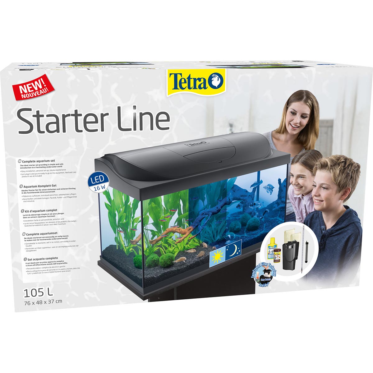 Tetra Starter Line LED Aquarium 105L günstig kaufen