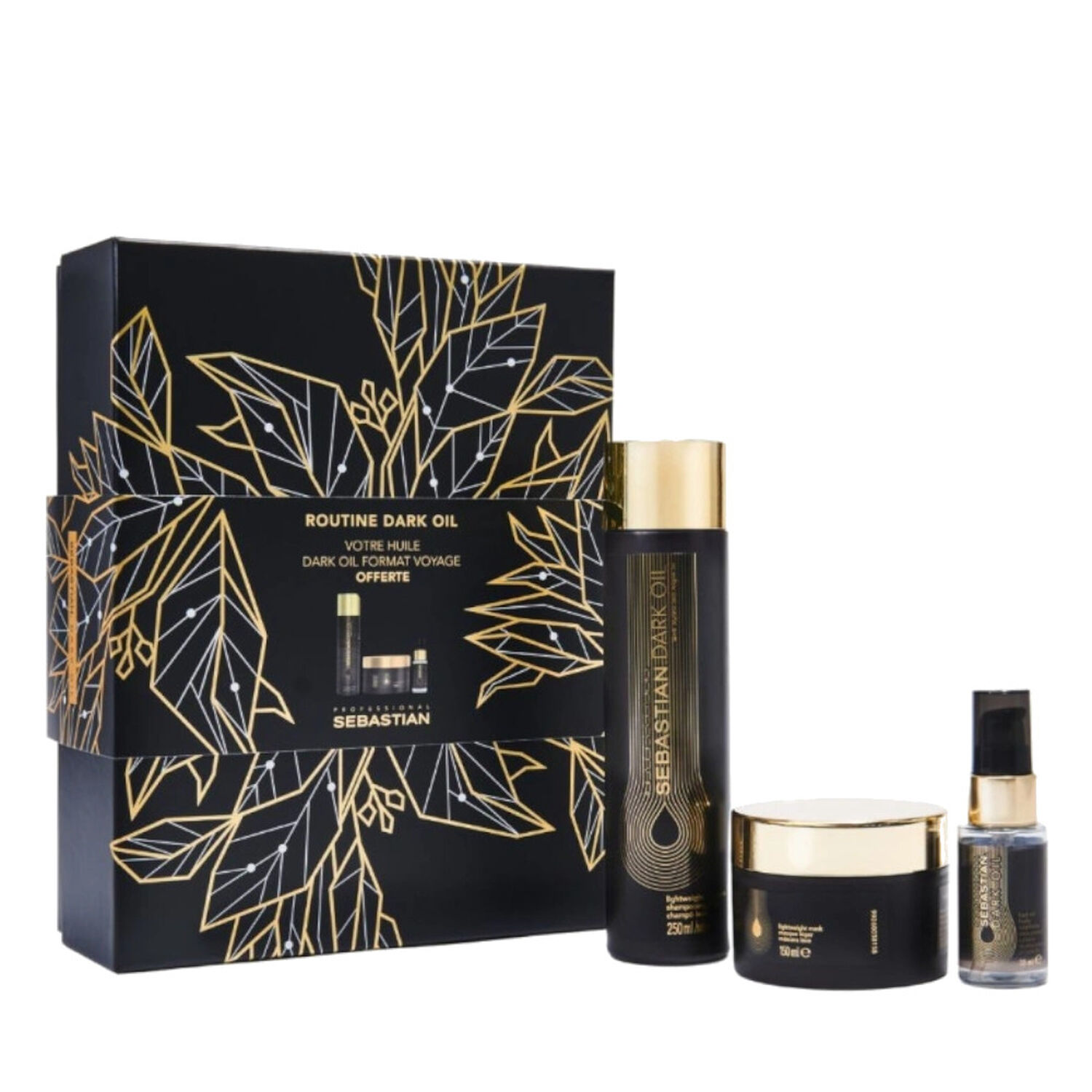 Sebastian Dark Oil Coffret Lissage et Brillance - 3 Produits