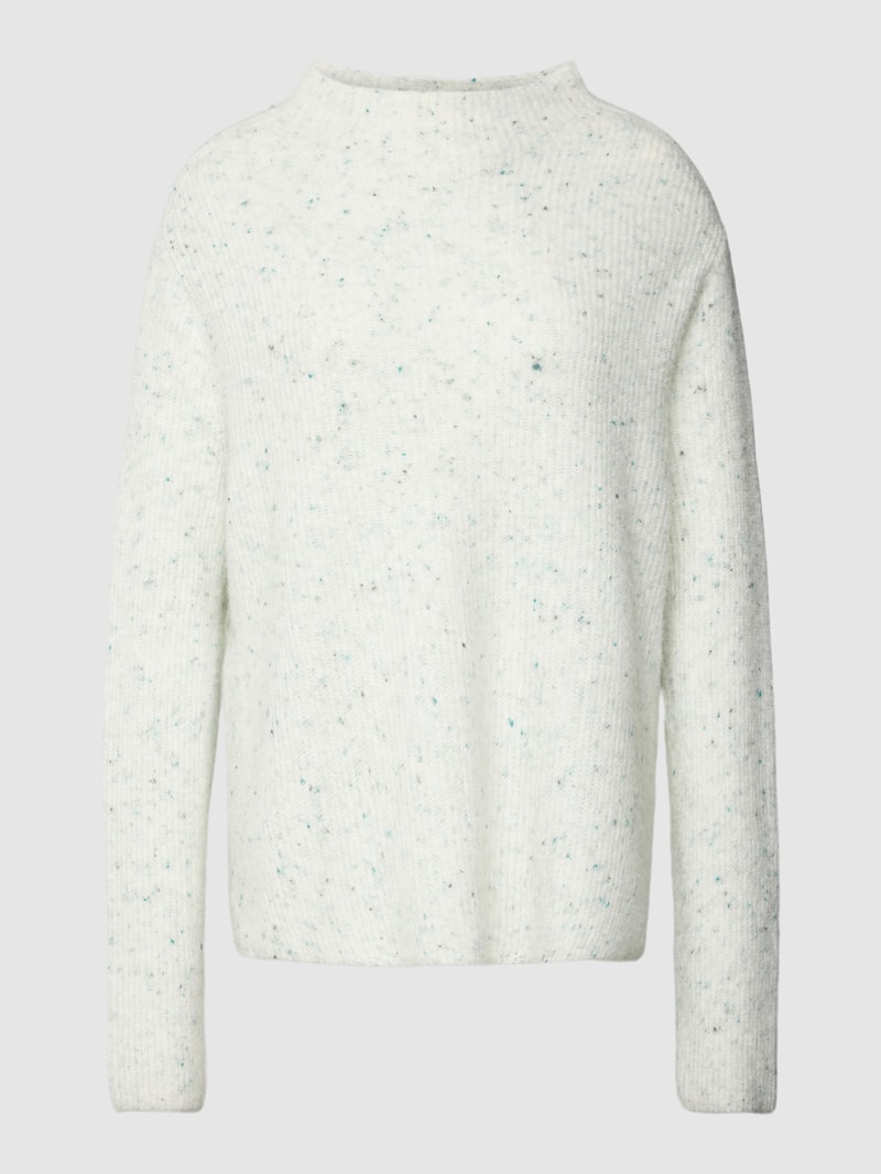 Strickpullover mit Seitenschlitzen Modell 'Pesolo' in offwhite