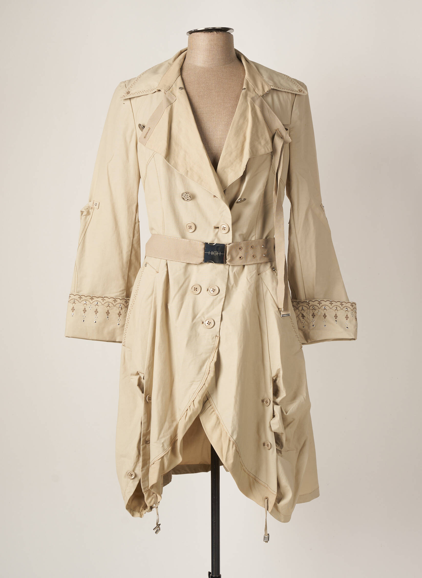 High Trenchs Femme couleur beige