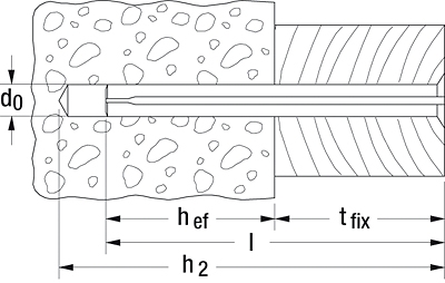 Fischer 541898 Manicotto di serraggio FNH 6/80 100 pezzi