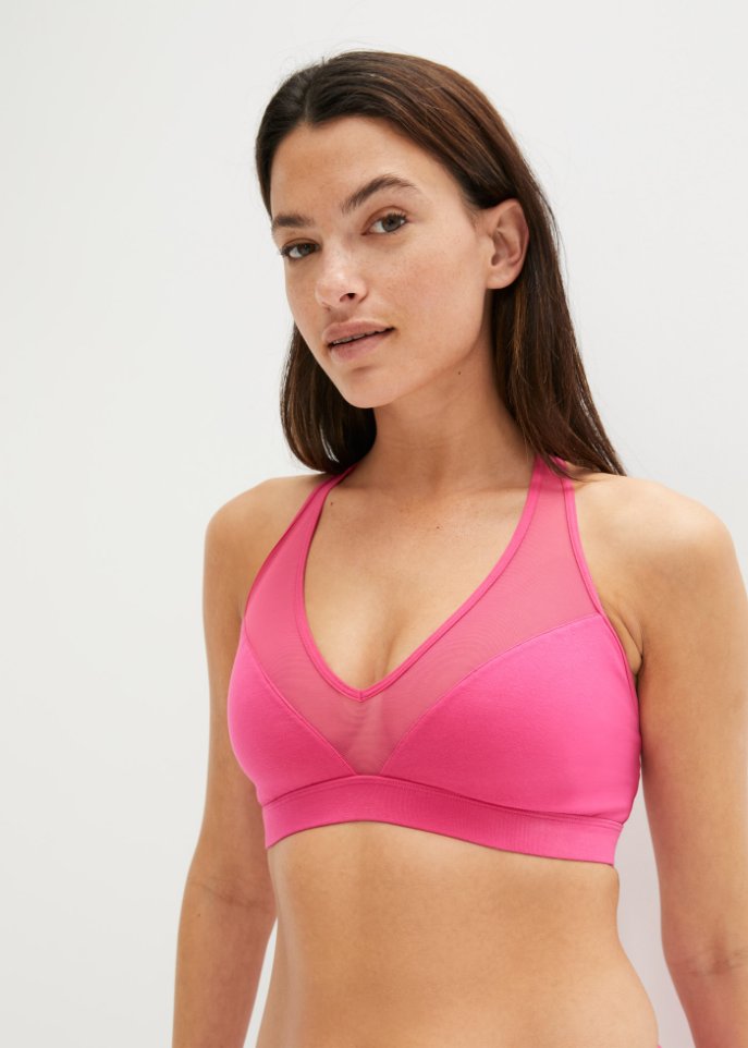 Racerback Bustier mit Bio-Baumwolle (2er Pack)