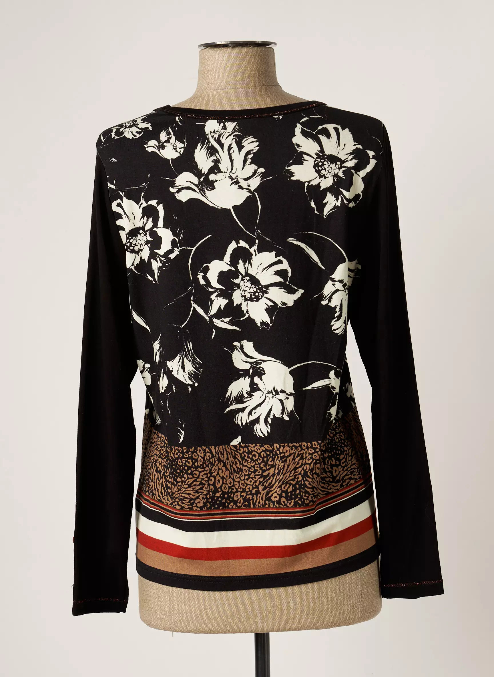 Pause Cafe Tops Femme couleur noir