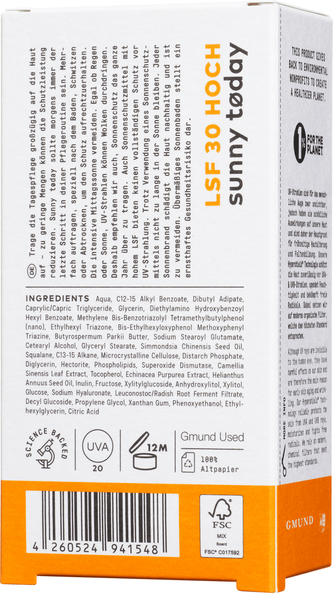 Gesichtscreme HyperShield LSF 30, 50 ml