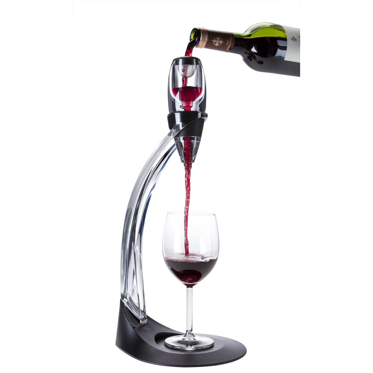 Dimono Dekanter Weinbelüfter Magic Decanter, (Luxus, Wein-Dekanter), Ausgießer