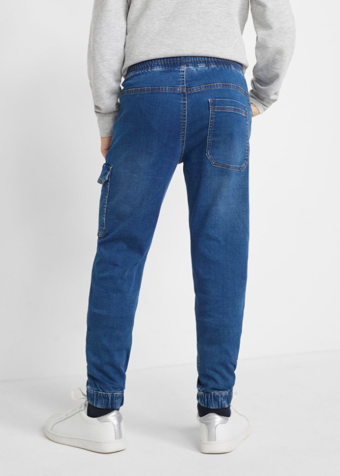 Jungen Cargo Sweat-Jeans, Slim Fit