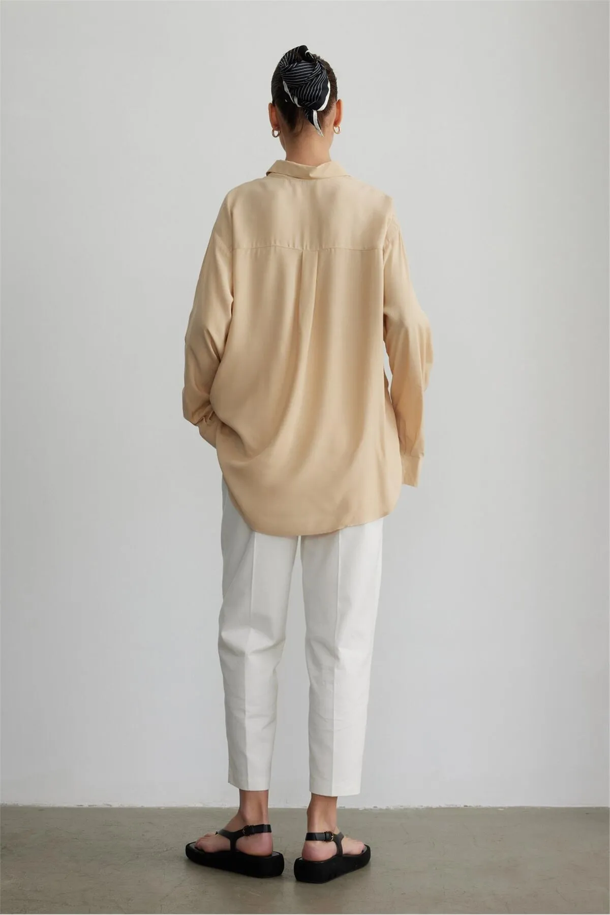 Suud Collection  Hemd - Braun - Oversized