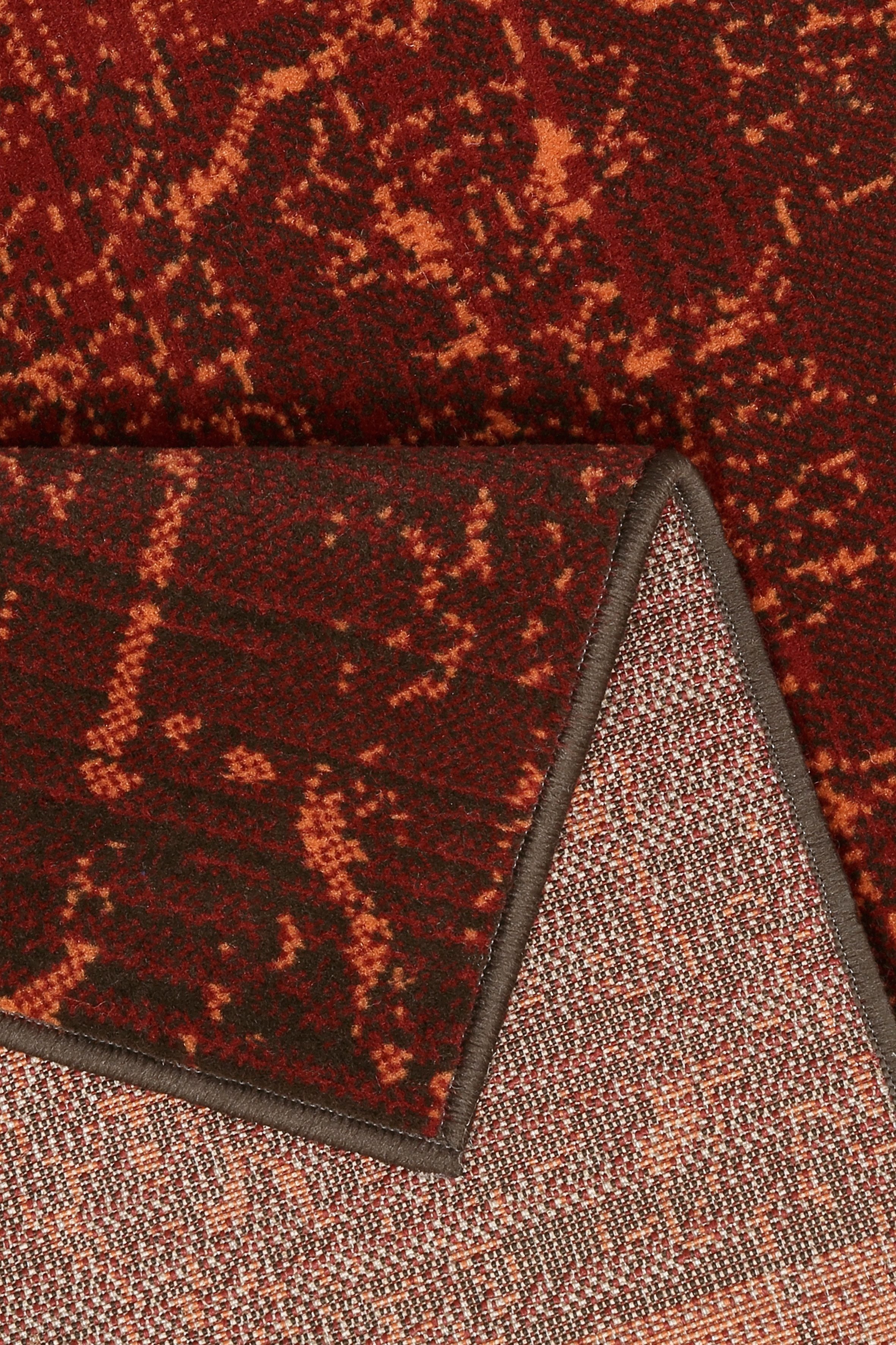 Teppich Bennet, my home, rechteckig, Höhe: 7 mm, Vintage Design, flach, Kurzflor, weich, pflegeleicht, elegant