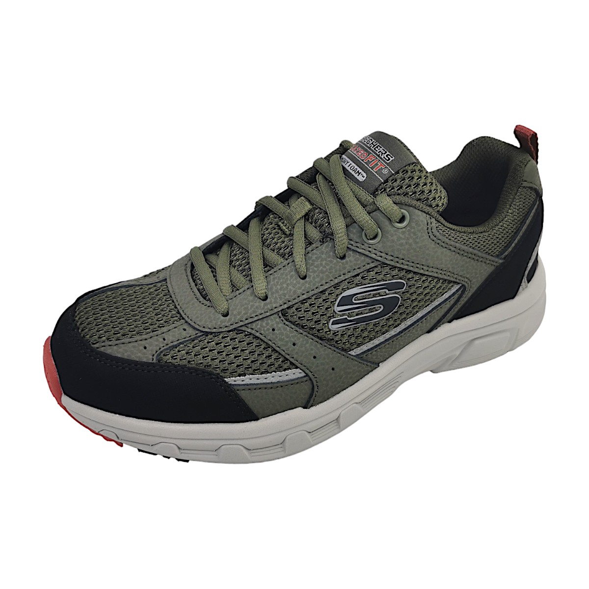 Skechers Oak Canyon Verketta 51898 Grün OLBK olive/ black