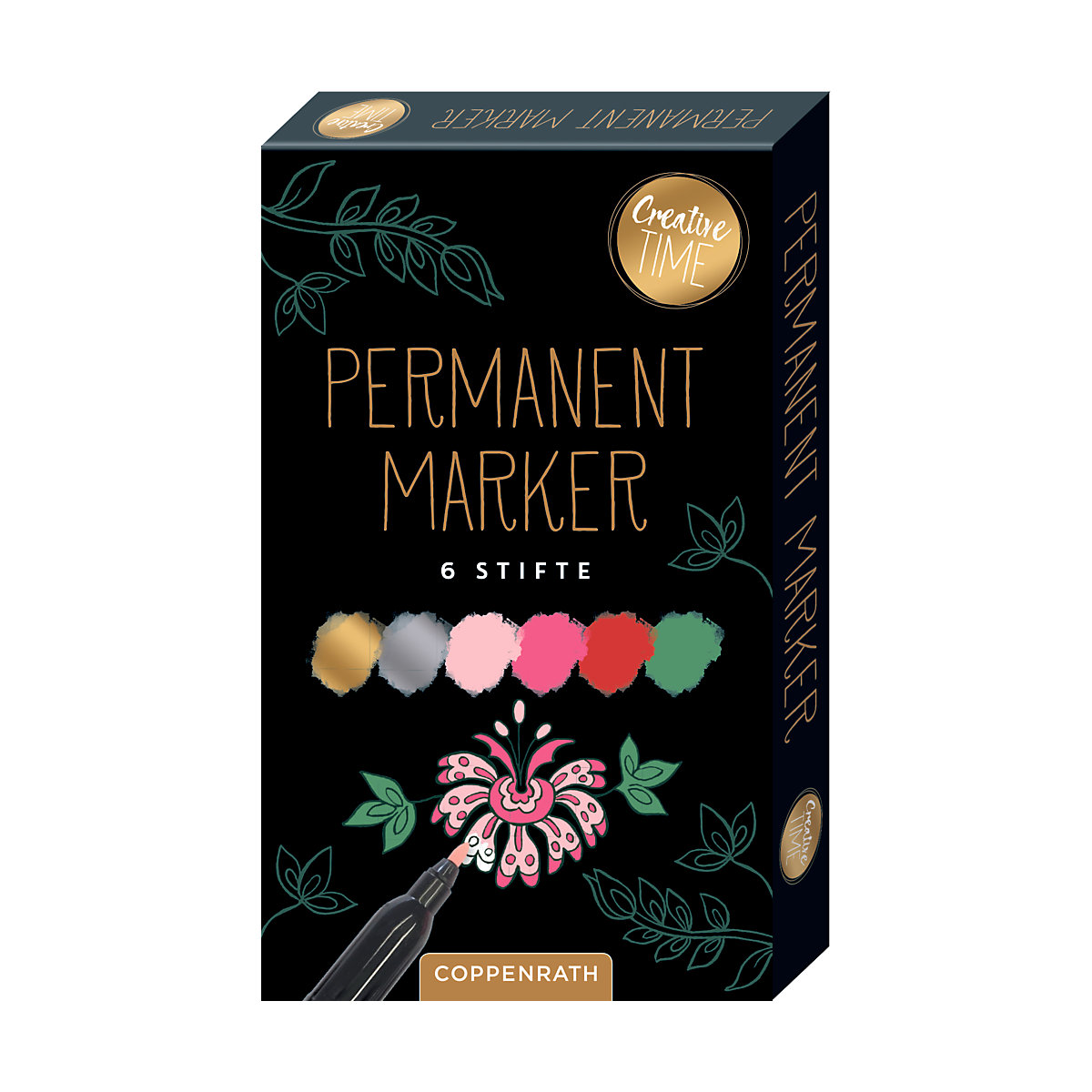 Permanent Marker, 6 Farben