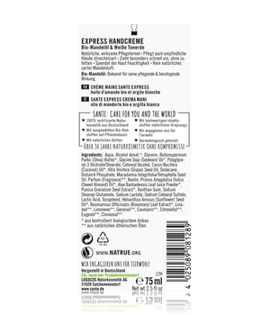 Sante Weiße Tonerde & Mandelöl Express Handcreme-75 ml