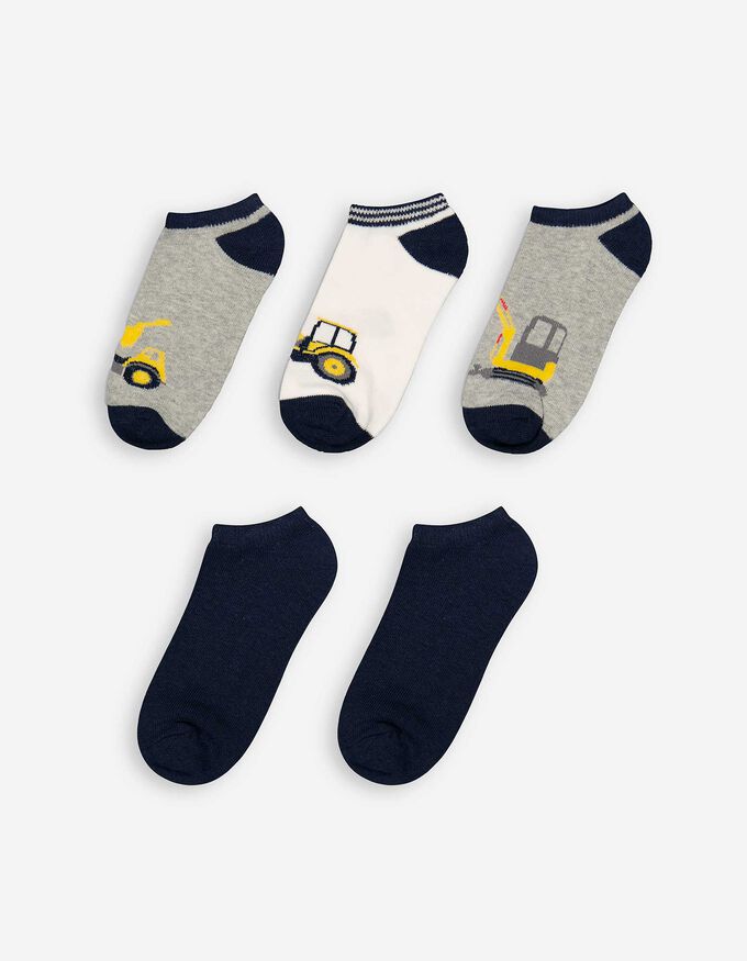 Sneakersocken - 5er-Pack