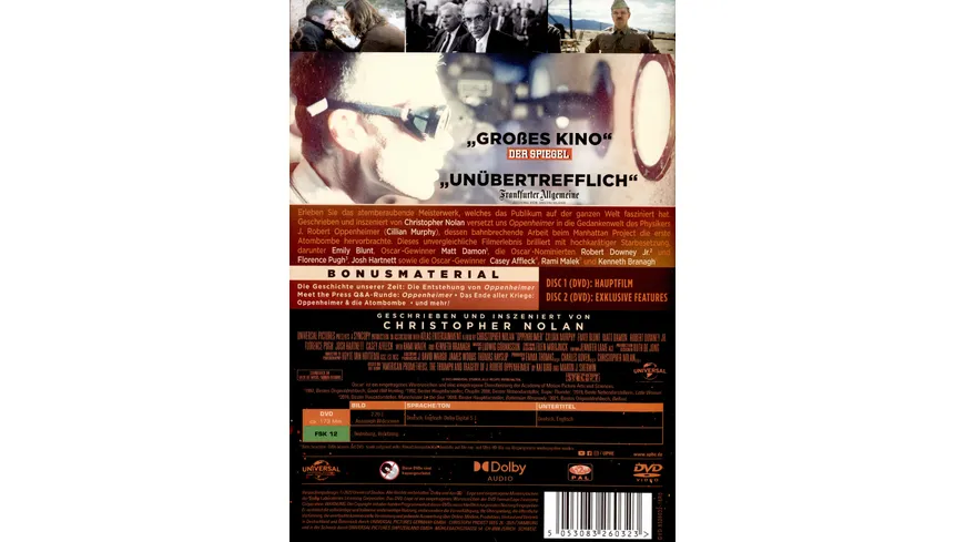 Oppenheimer  (+ Bonus-DVD)
