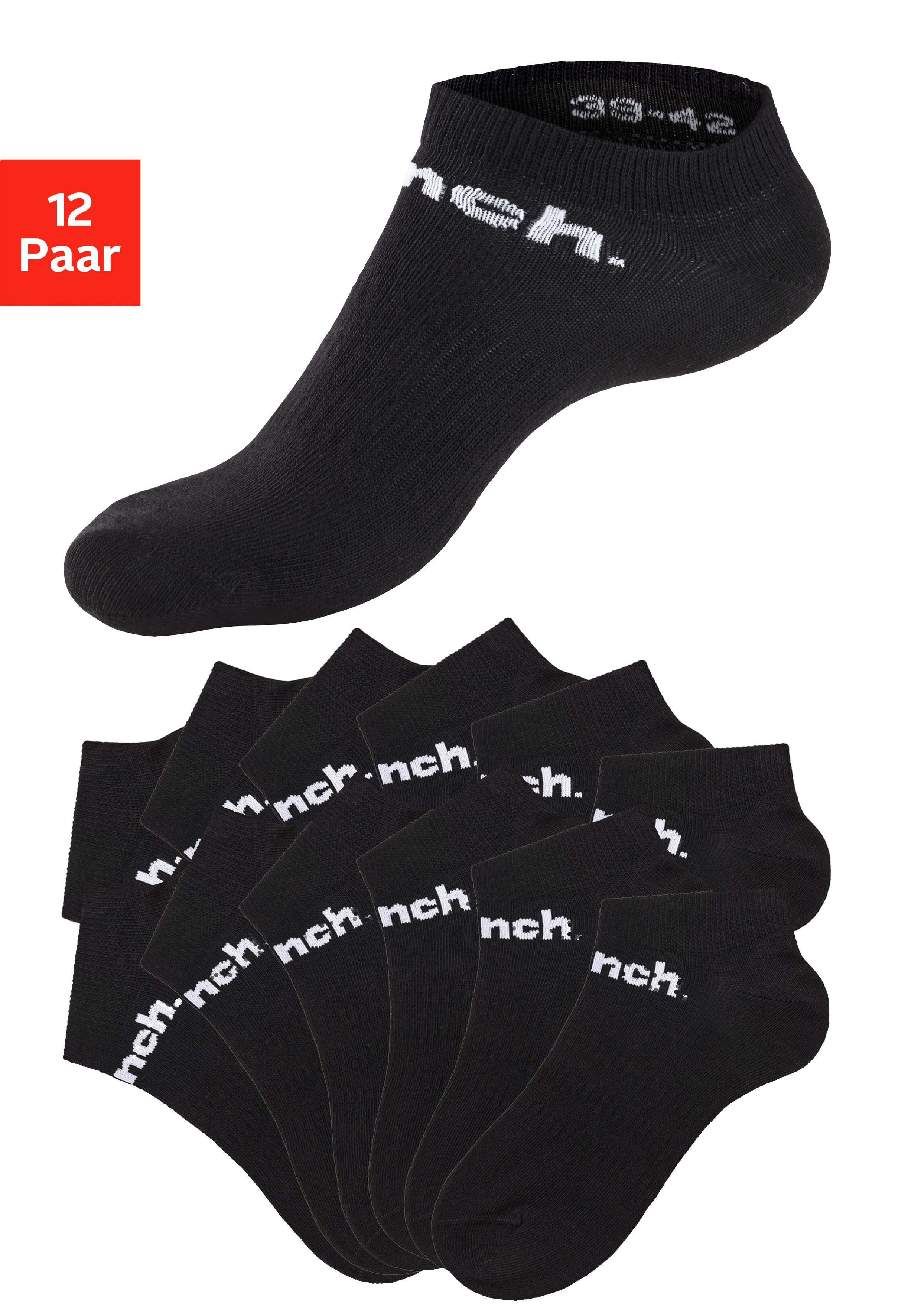 Bench. Sportsocken (Set, 12-Paar) Sneakersocken mit klassischem Logoschriftzug