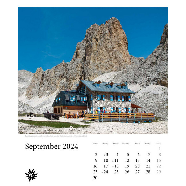 HÜTTEN UNSERER ALPEN 2024 - Kalender